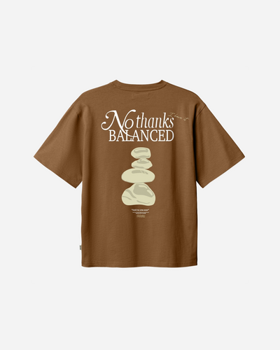 Baine Balance tee - Dark Brown