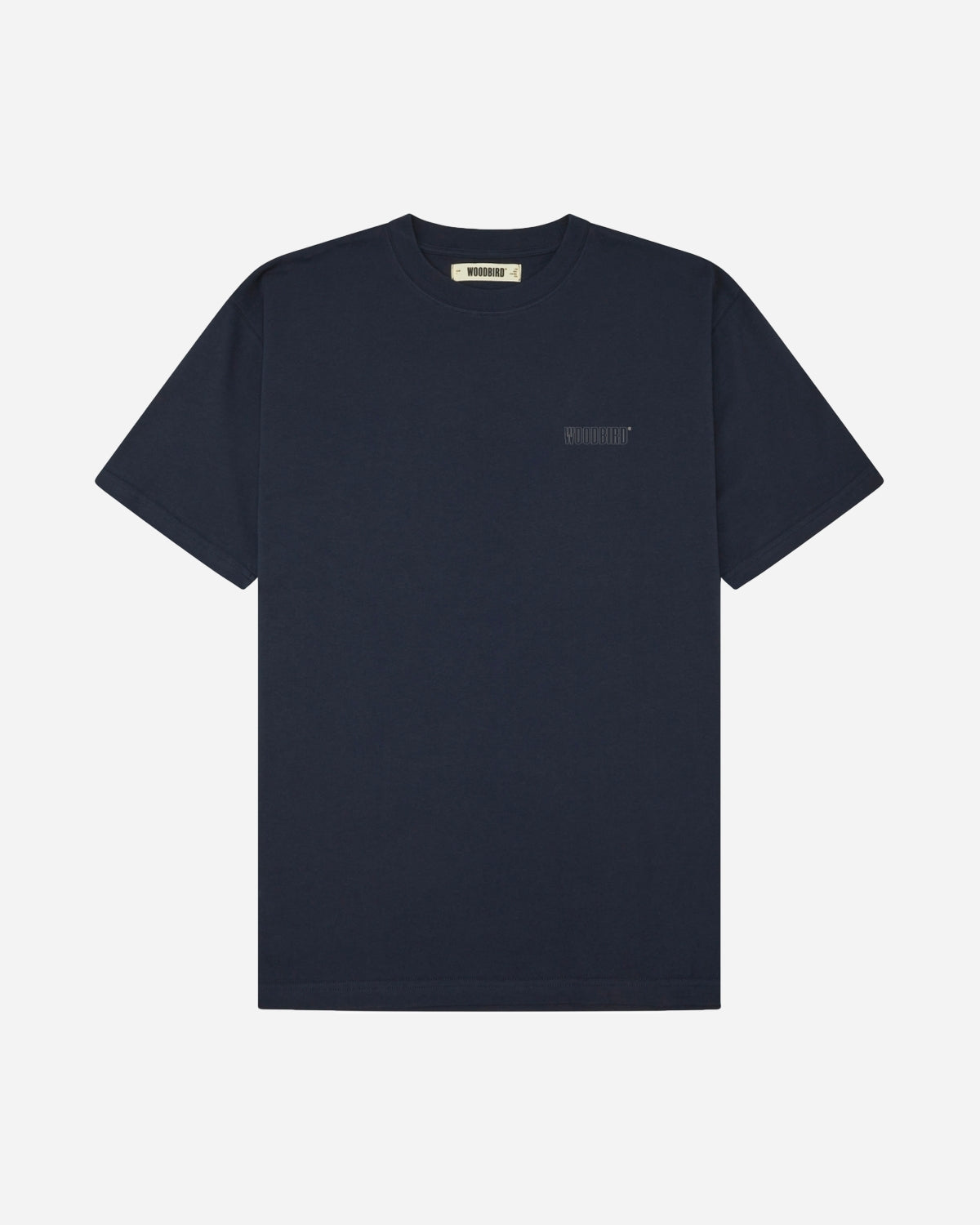 Balo Fish Tee - Navy fra Woodbird | Munk Store