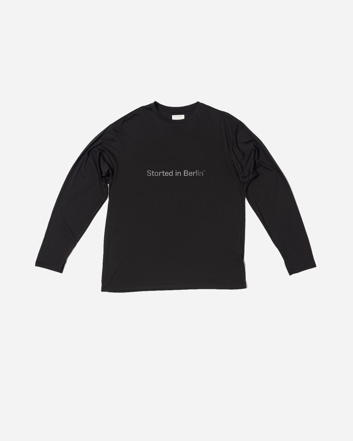 Recycled Oversized Longsleeve - Black