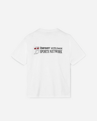 Box Fit T-Shirt Sports Network - White