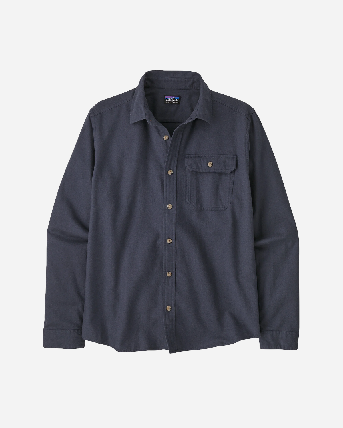 M's L/S LW Fjord Flannel Shirt - Smolder Blue