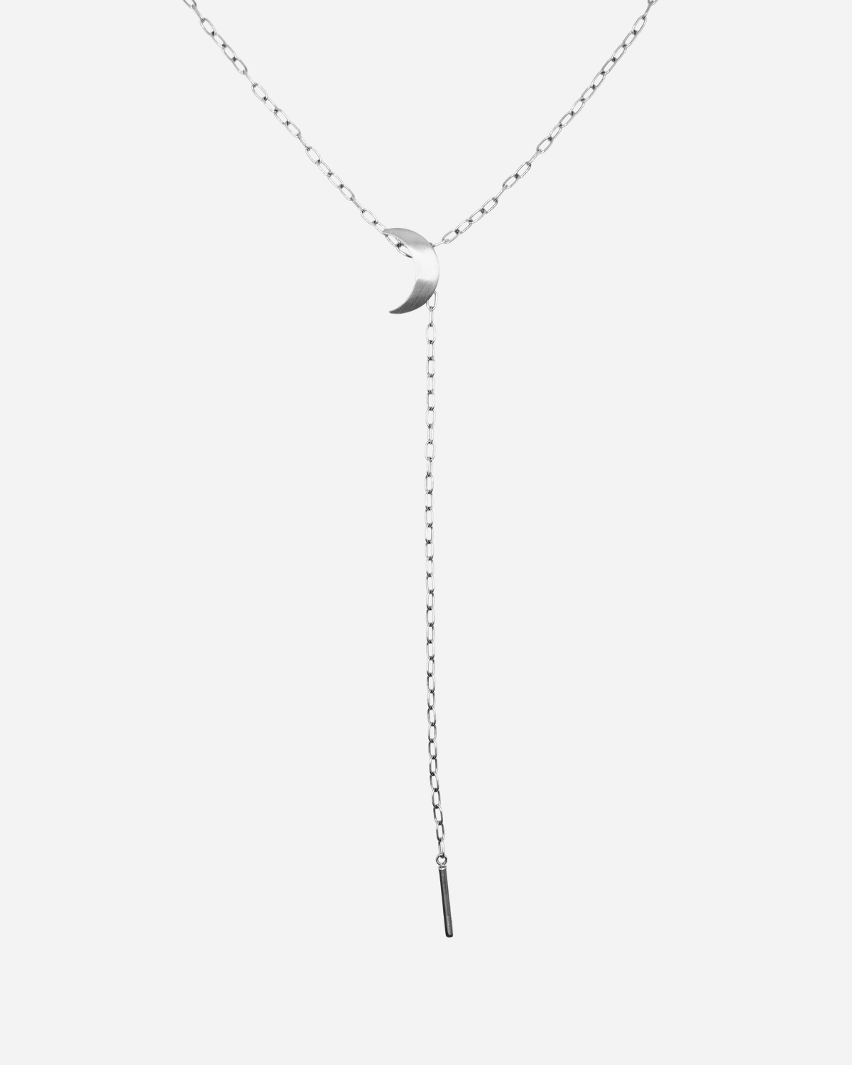Half Moon Tie Necklace