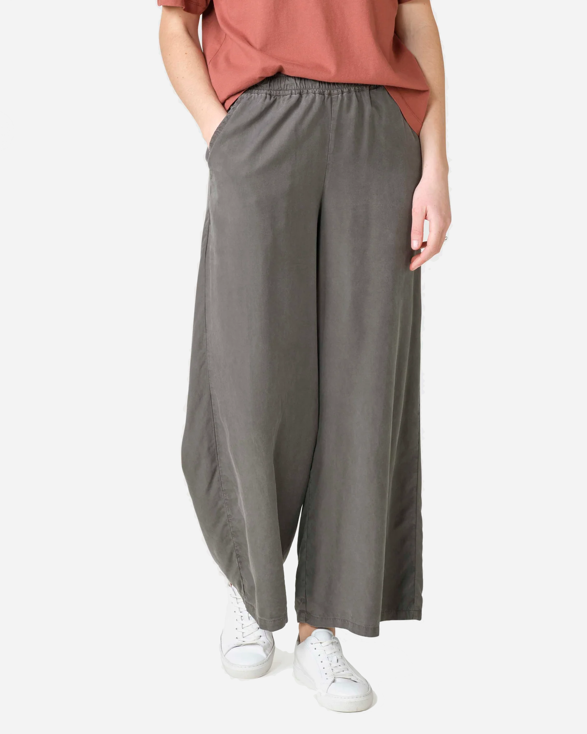 Kaja lyocell pants - Taupe