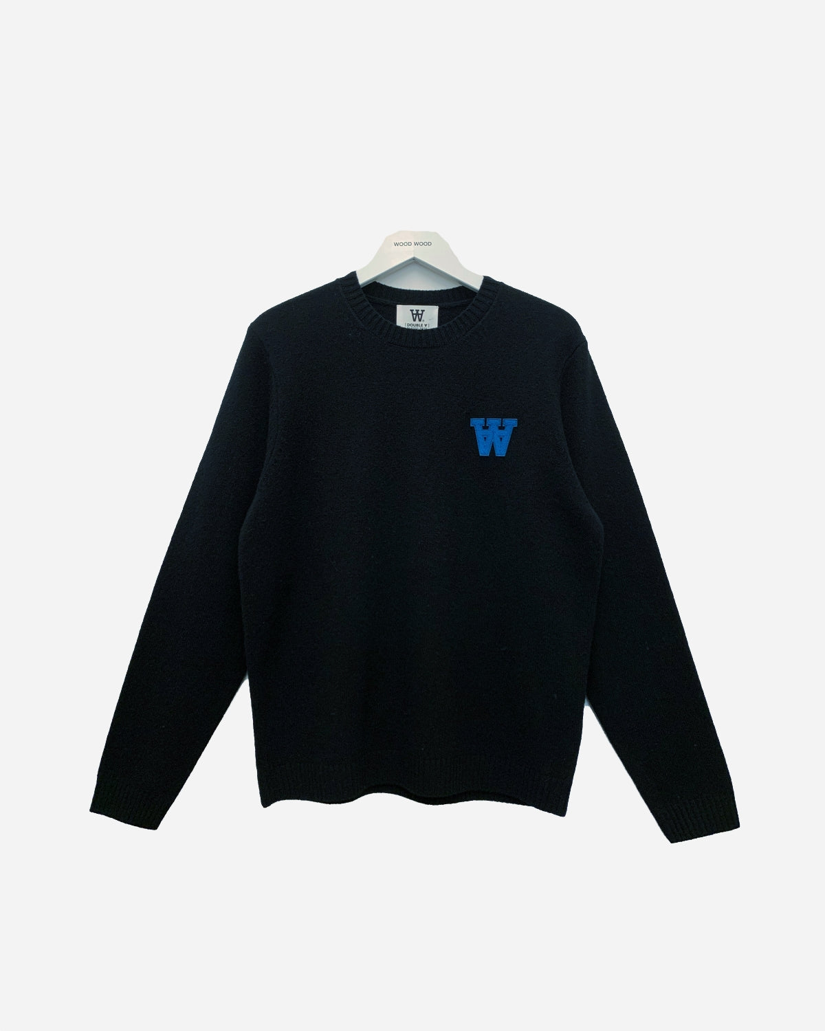 Tay Aa Cs Patch Lambswool Jumper - Black