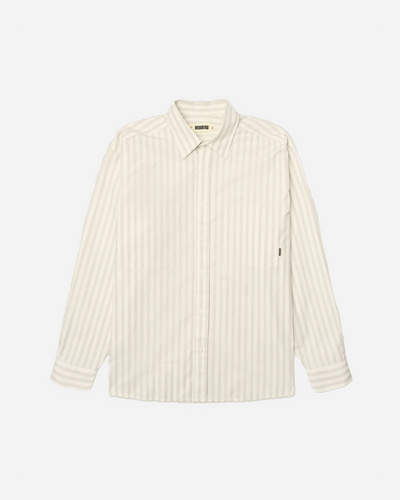 Buzo Pocket Shirt - Off White Stripe