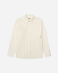 Buzo Pocket Shirt - Off White Stripe