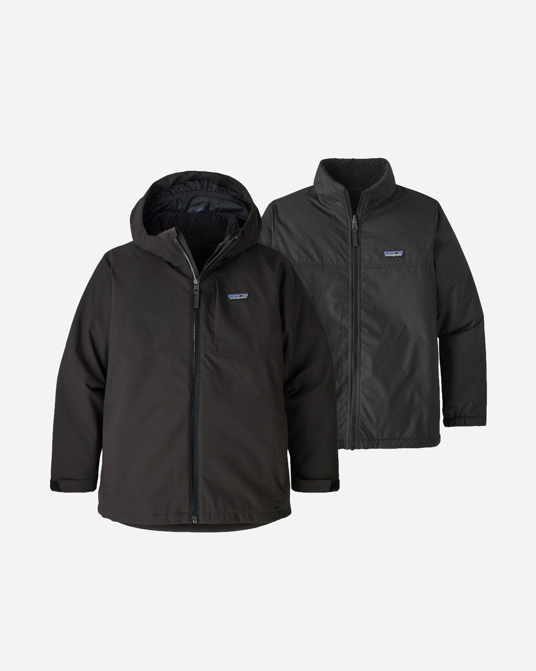 Teens 4-in-1 Everyday Jacket Black fra Patagonia Munk