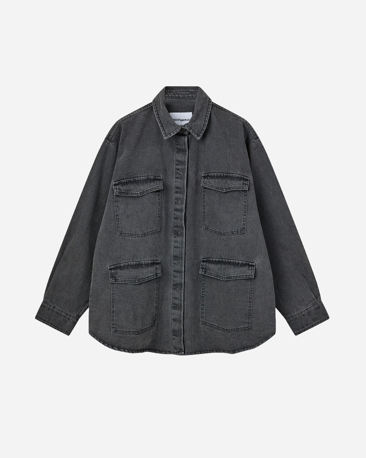 Classic Jeans Shirt - Washed Black