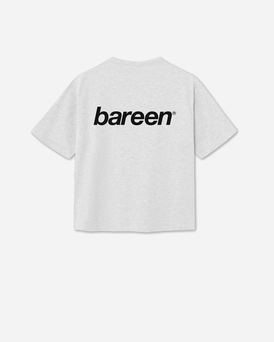 Box fit T-shirt Logo - Cloudy Grey