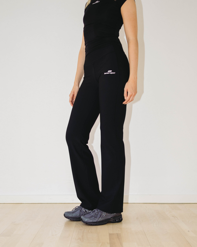 Wmns Straight Leg Tights - Black Onyx