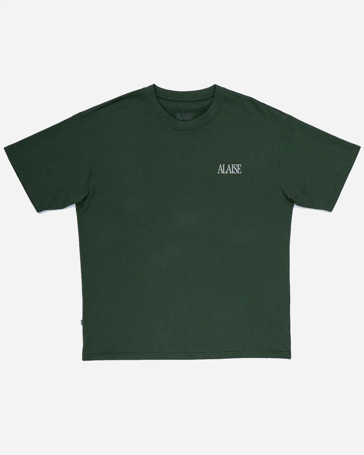 Cotton Tee Box Fit - Green