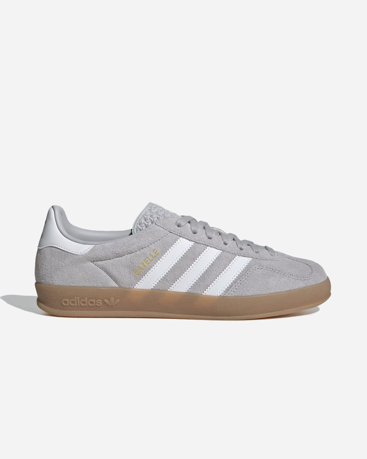 Gazelle Indoor - Grey Two / Cloud White / Gold Metallic