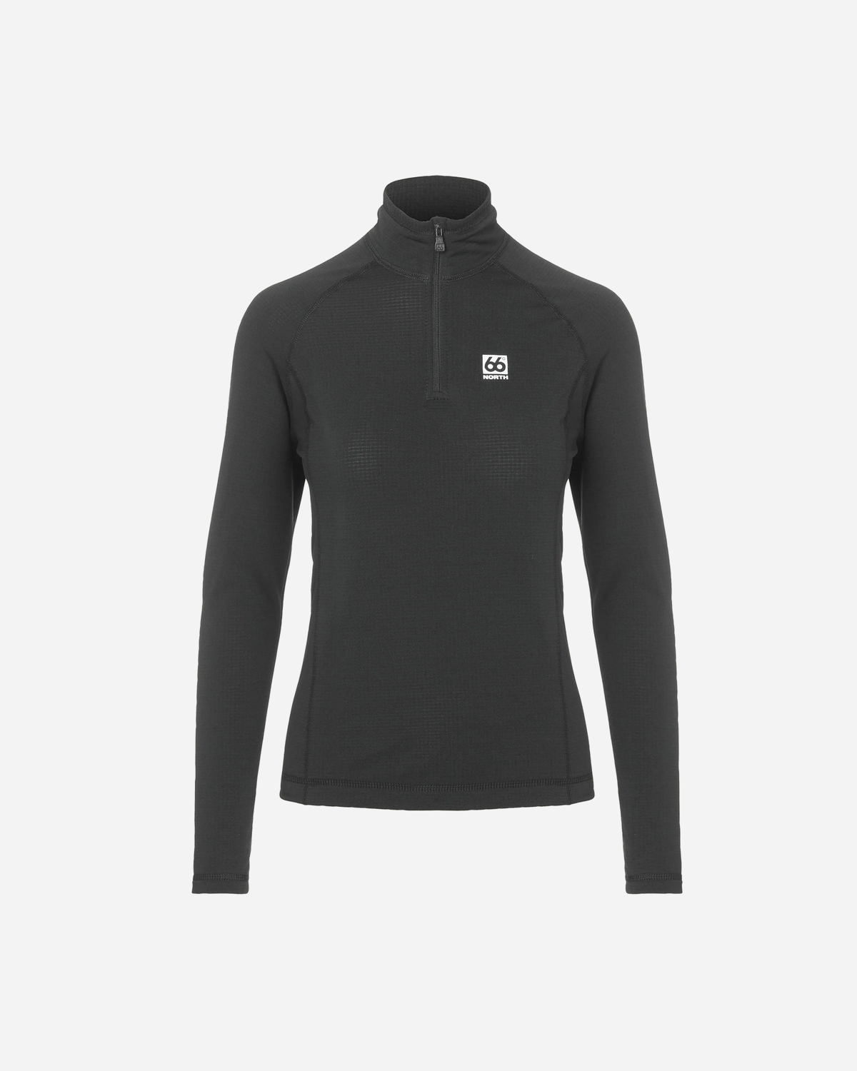 Grettir W Zip Neck - Black