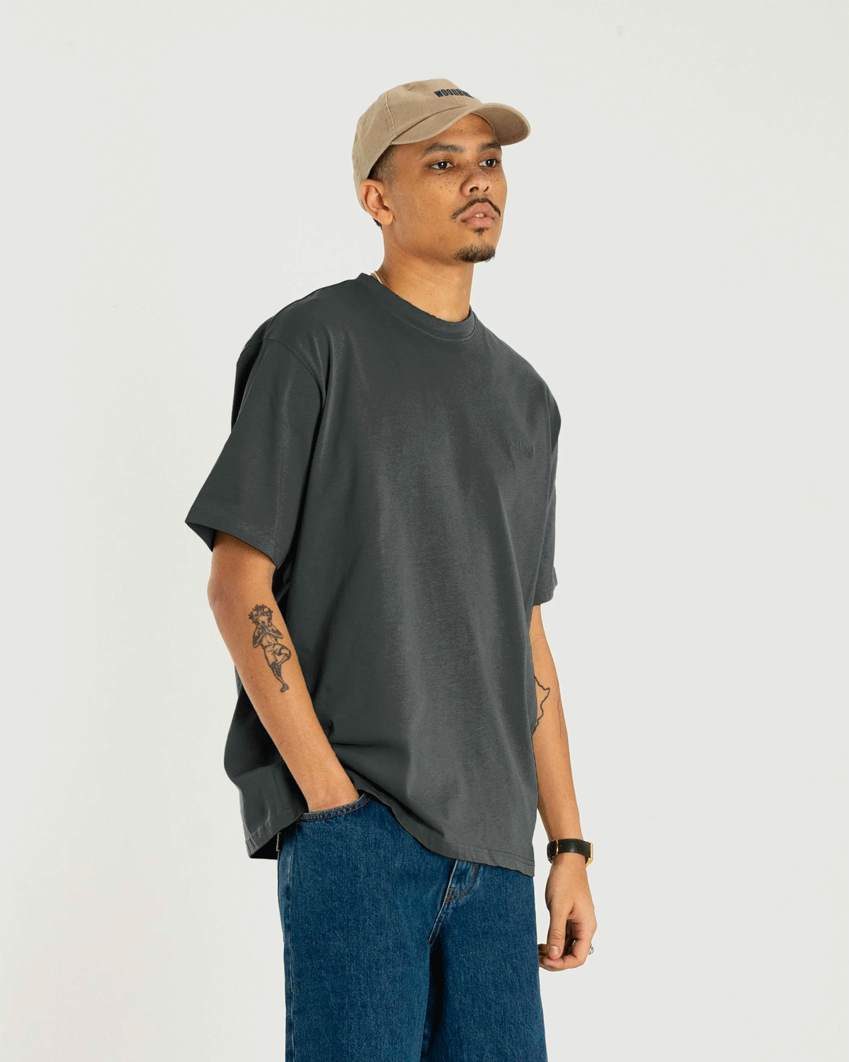Baine Base Tee - Forrest Green