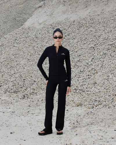 Wmns Straight Leg Tights - Black Onyx