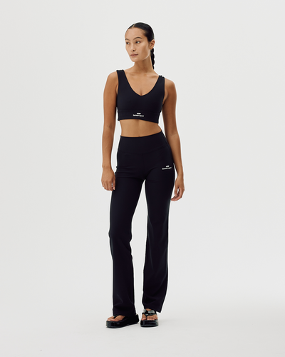 Wmns Straight Leg Tights - Black Onyx