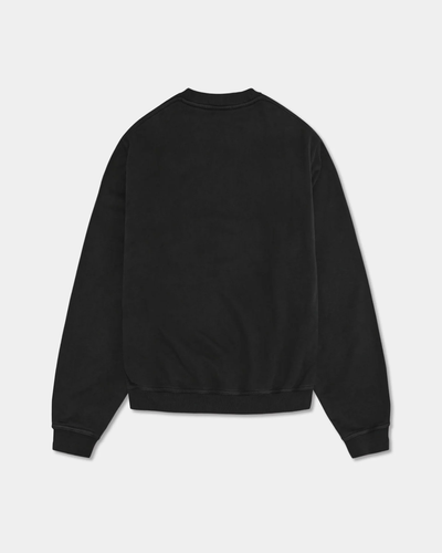 Oversized Crewneck Men Logo 3.0 - Black