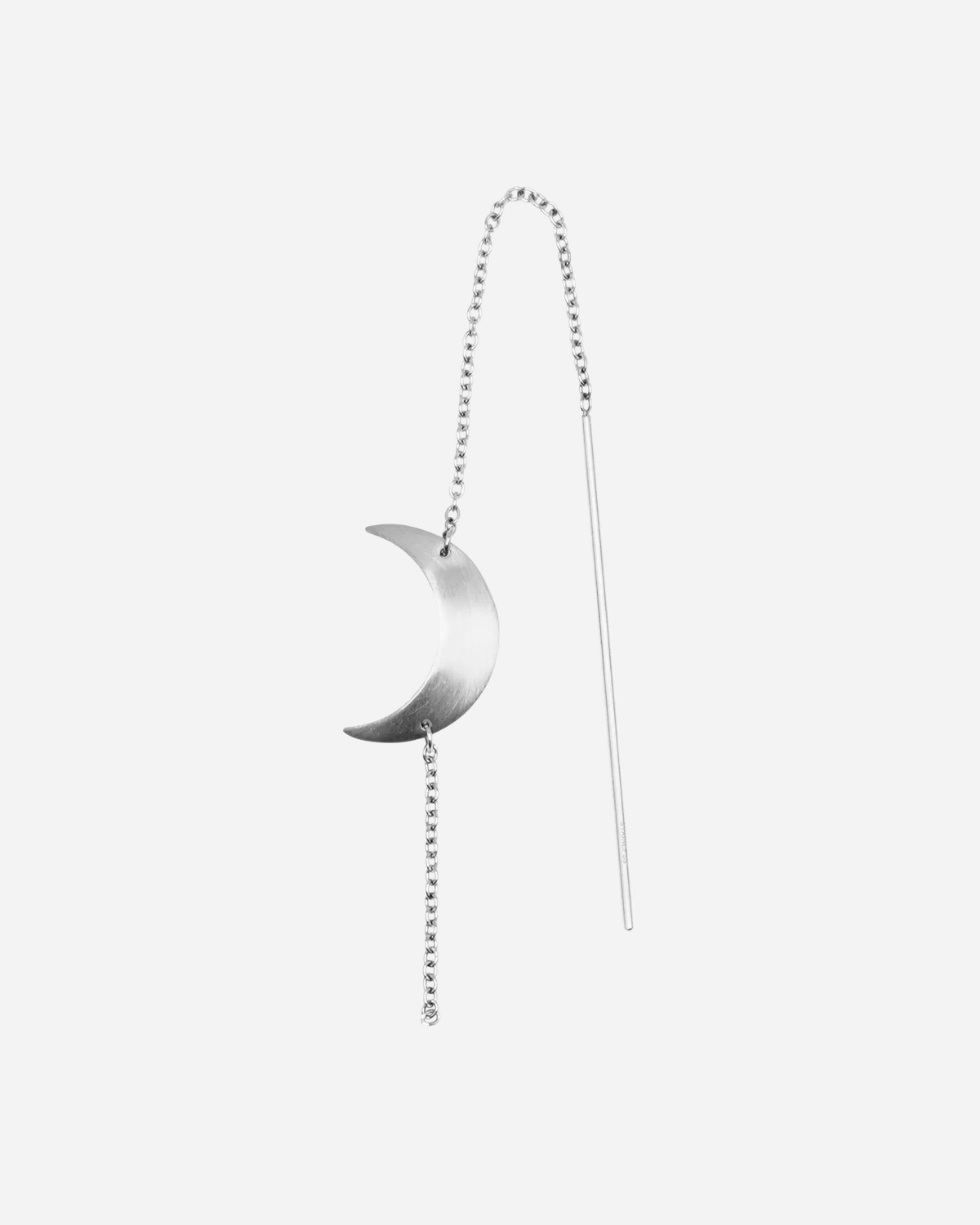 Big Half Moon chain earring