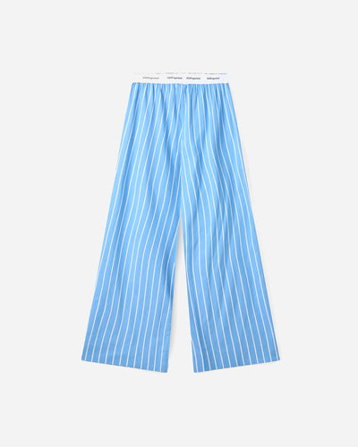 Box Pants - Blue Stripe