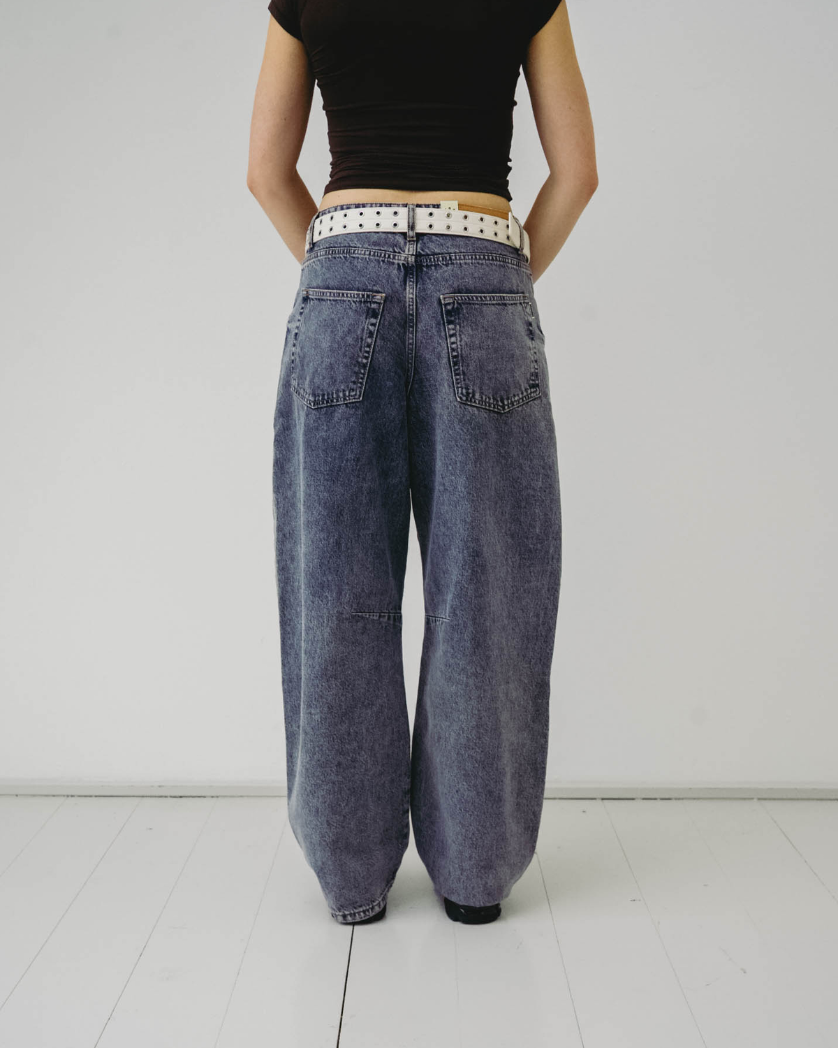 Brooke Smoke Jeans - Dark Grey