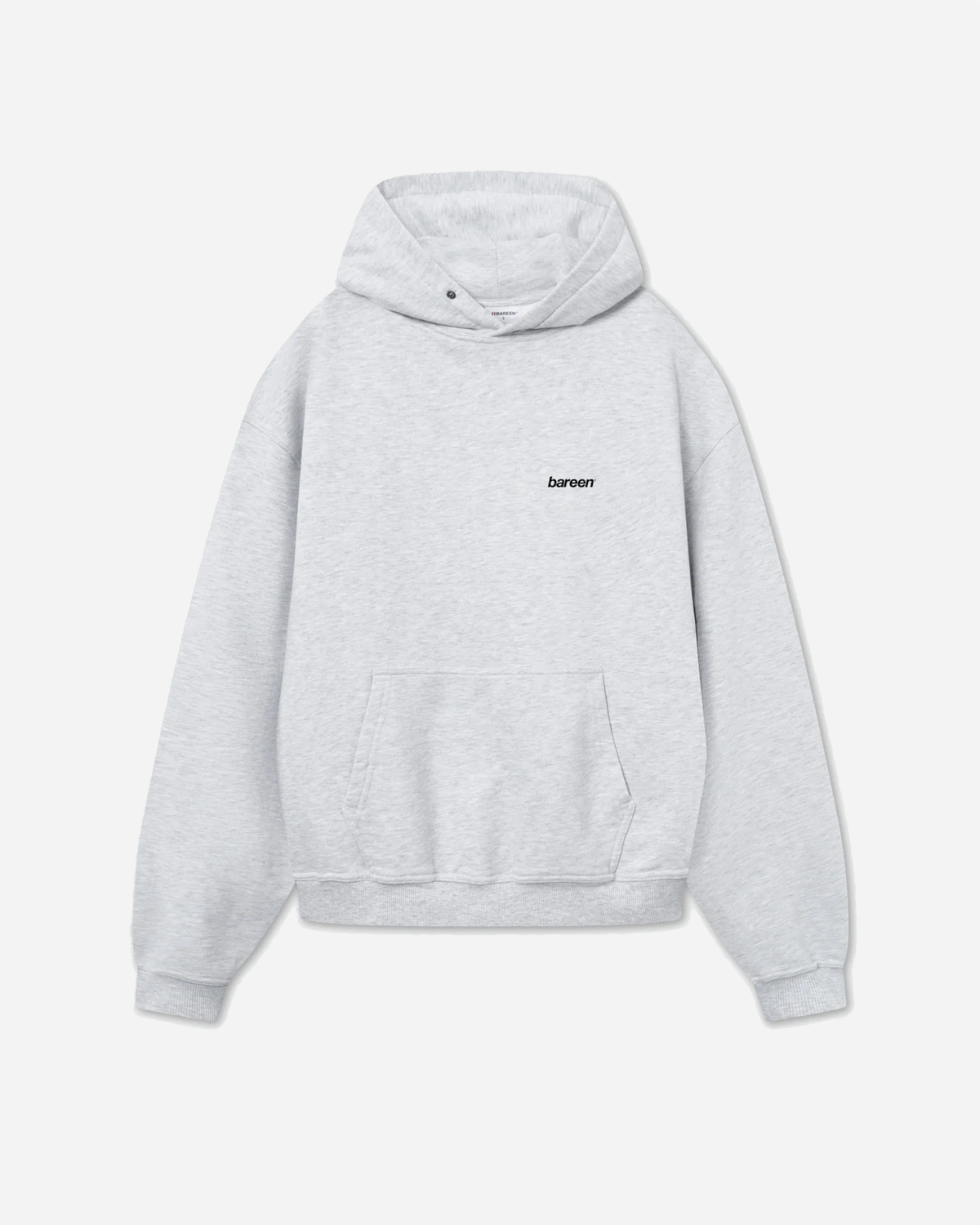 Oversized Hoodie Logo - Cloudy Grey
