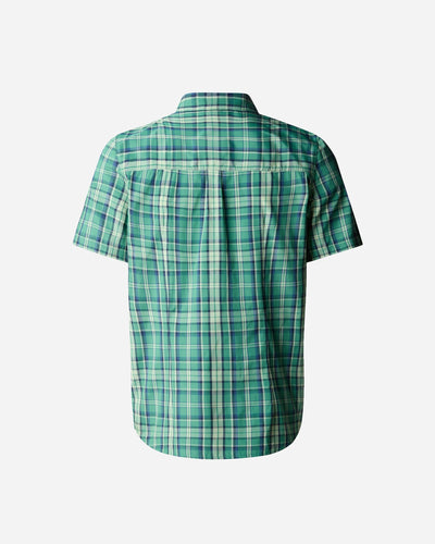 M S/S Pine Knot Shirt - Gemstone Green Plaid