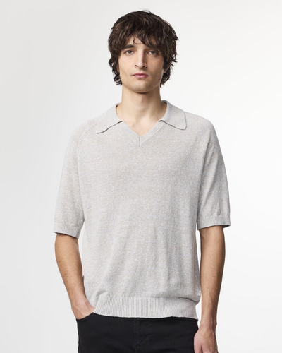 Cale V-neck Polo 6565 - Winter Sky