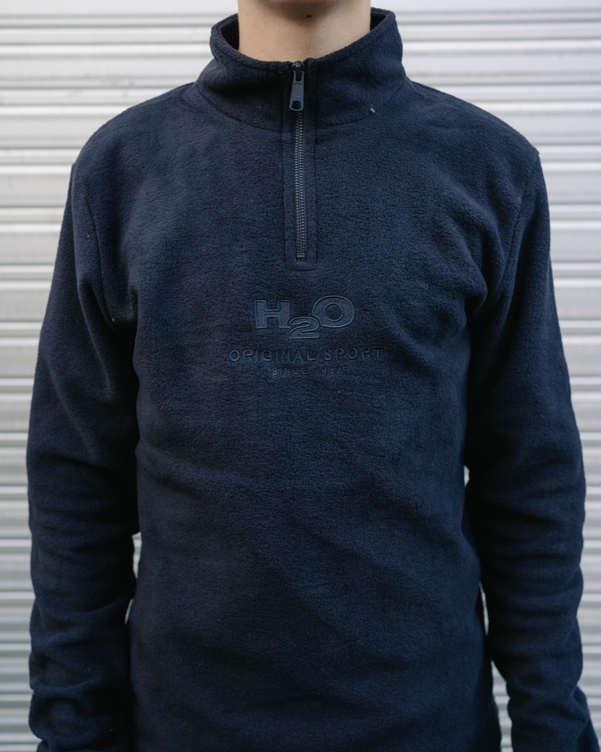 Blåvand II Fleece Half Zip -  Black
