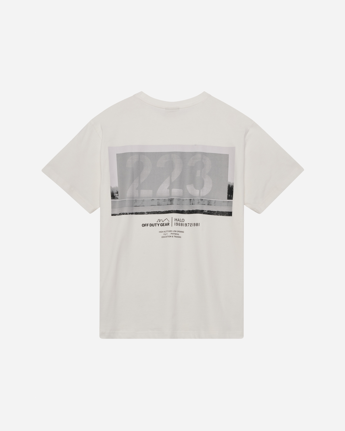 Halo Graphic T-shirt - Marshmallow/Black