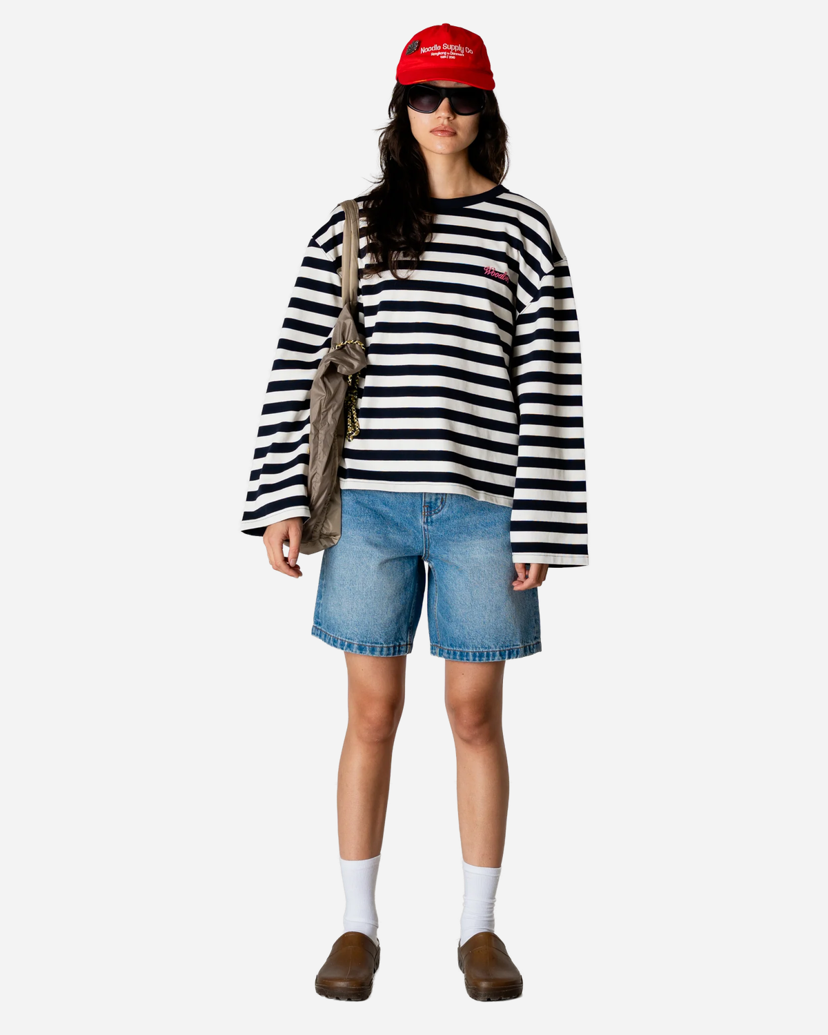 Joul Wide Sleeve Stripe Tee