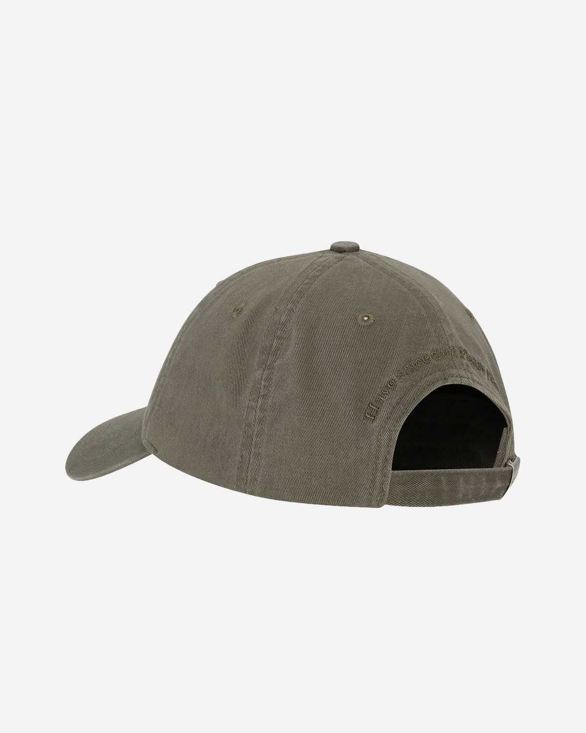 Washed Cotton Canvas Cap Emb