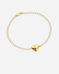 Bruised Heart Bracelet - Forygyldt Sølv