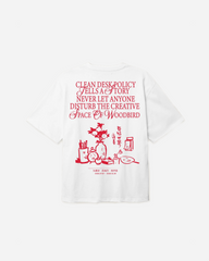 Baine Space Tee - White