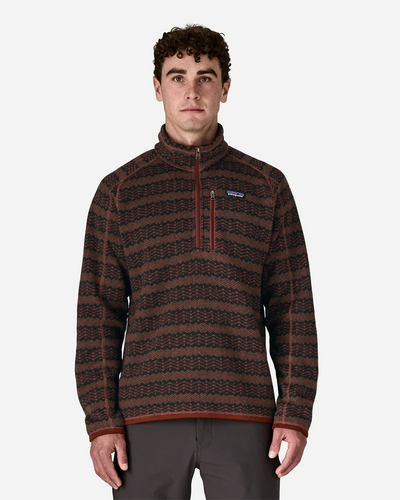 M's Better Sweater 1/4 Zip - Woven Together / Dried Vanilla