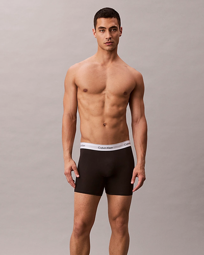 Boxer Brief 3PK | Icon Cotton Stretch - Black / Black / Black