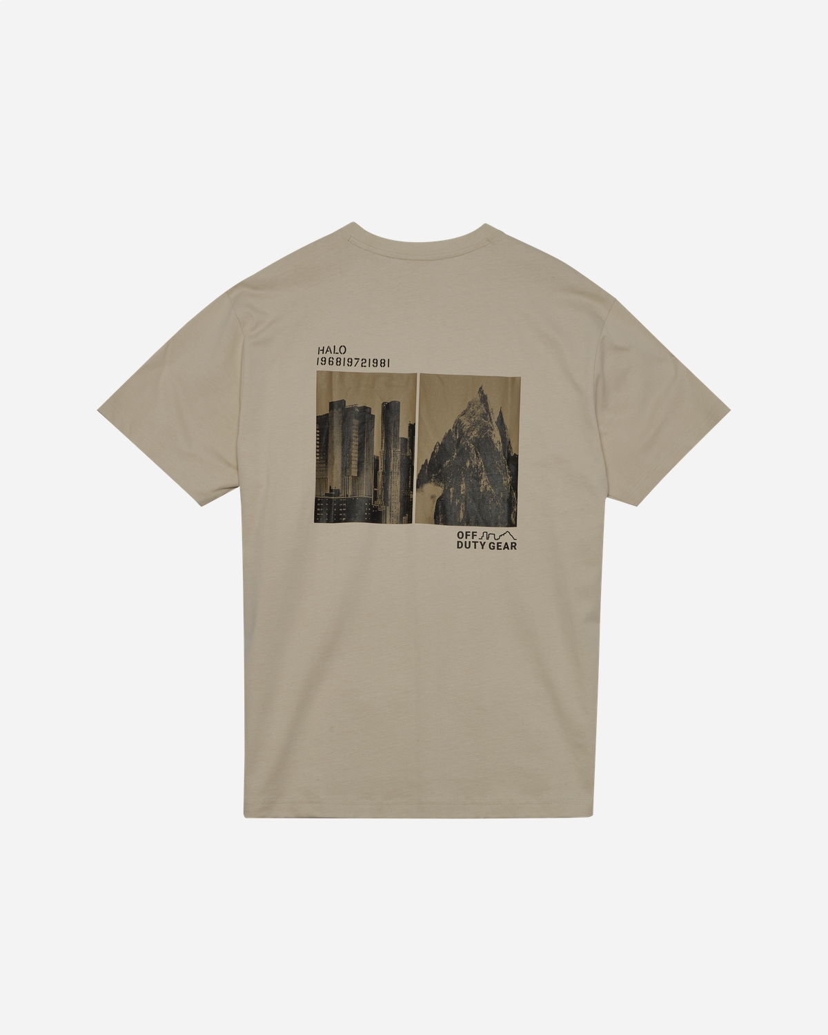 Halo Graphic T-Shirt - Oyster Gray/Asphalt