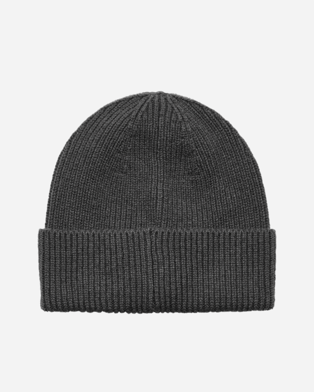 Halo Wool Rib Beanie - Asphalt