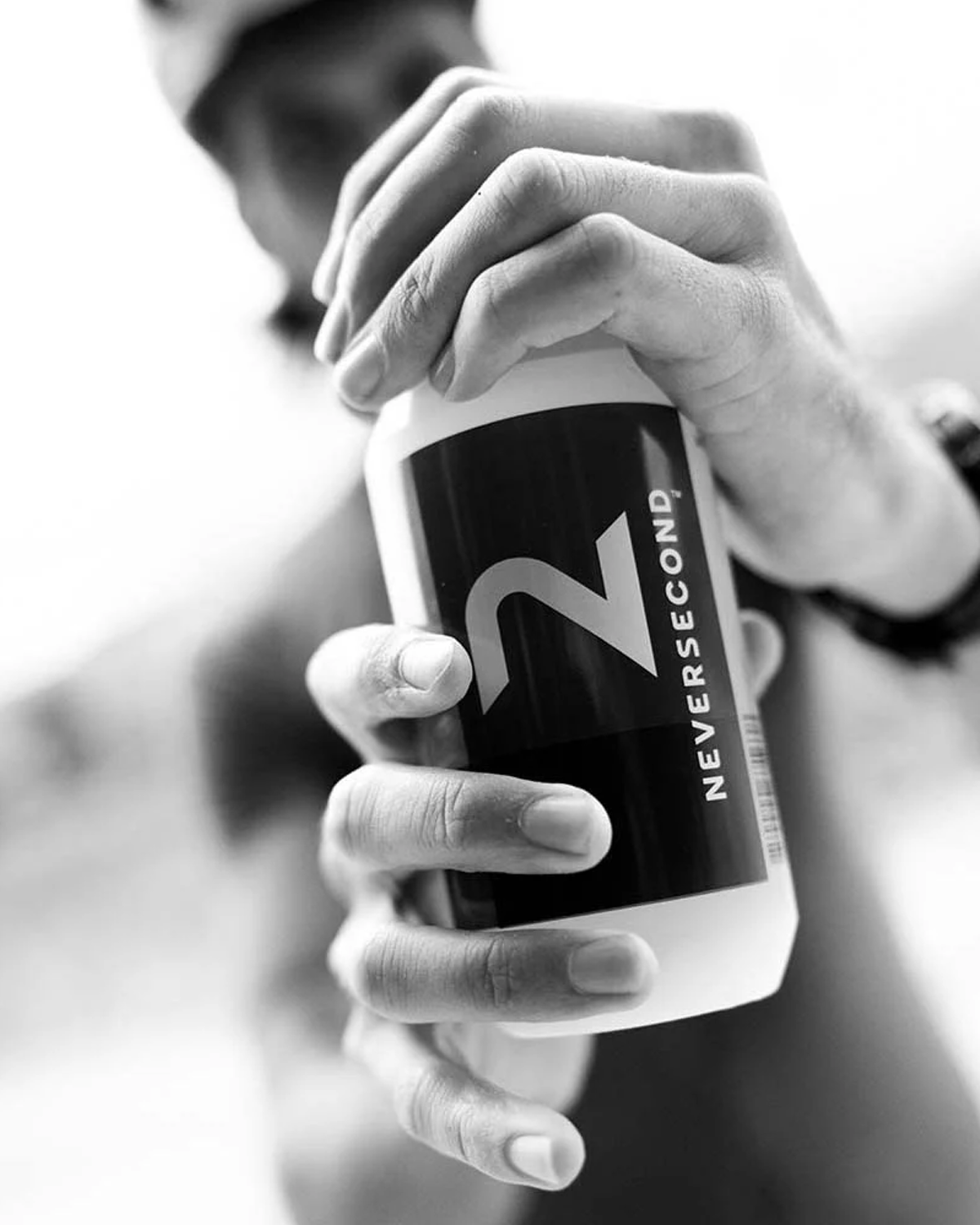 Neversecond Water Bottle - Grey