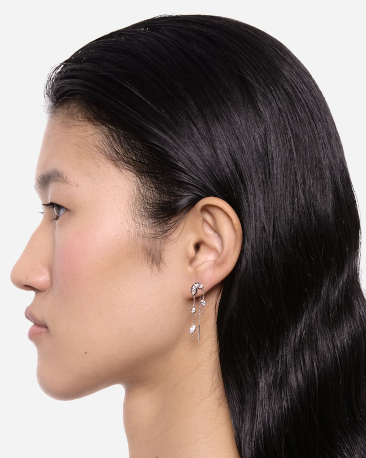 Swift Earring 03 Left  - Silver