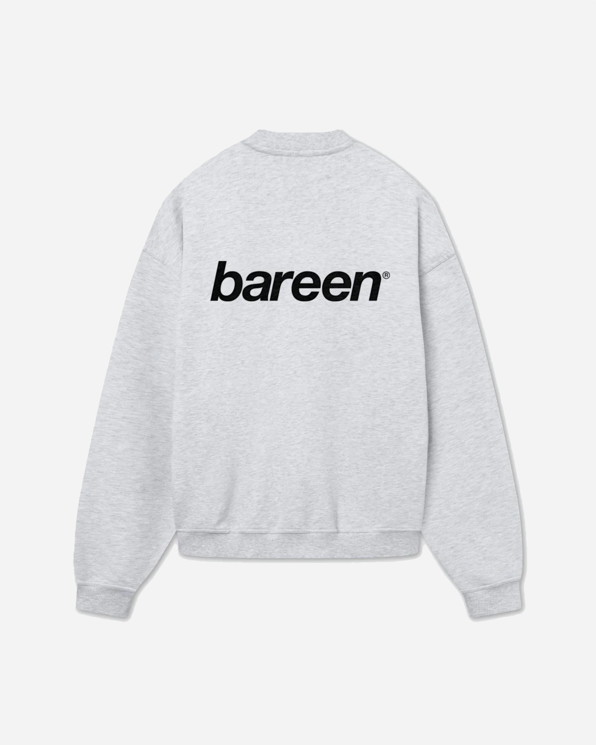 Oversized Crewneck Logo - Cloudy Grey