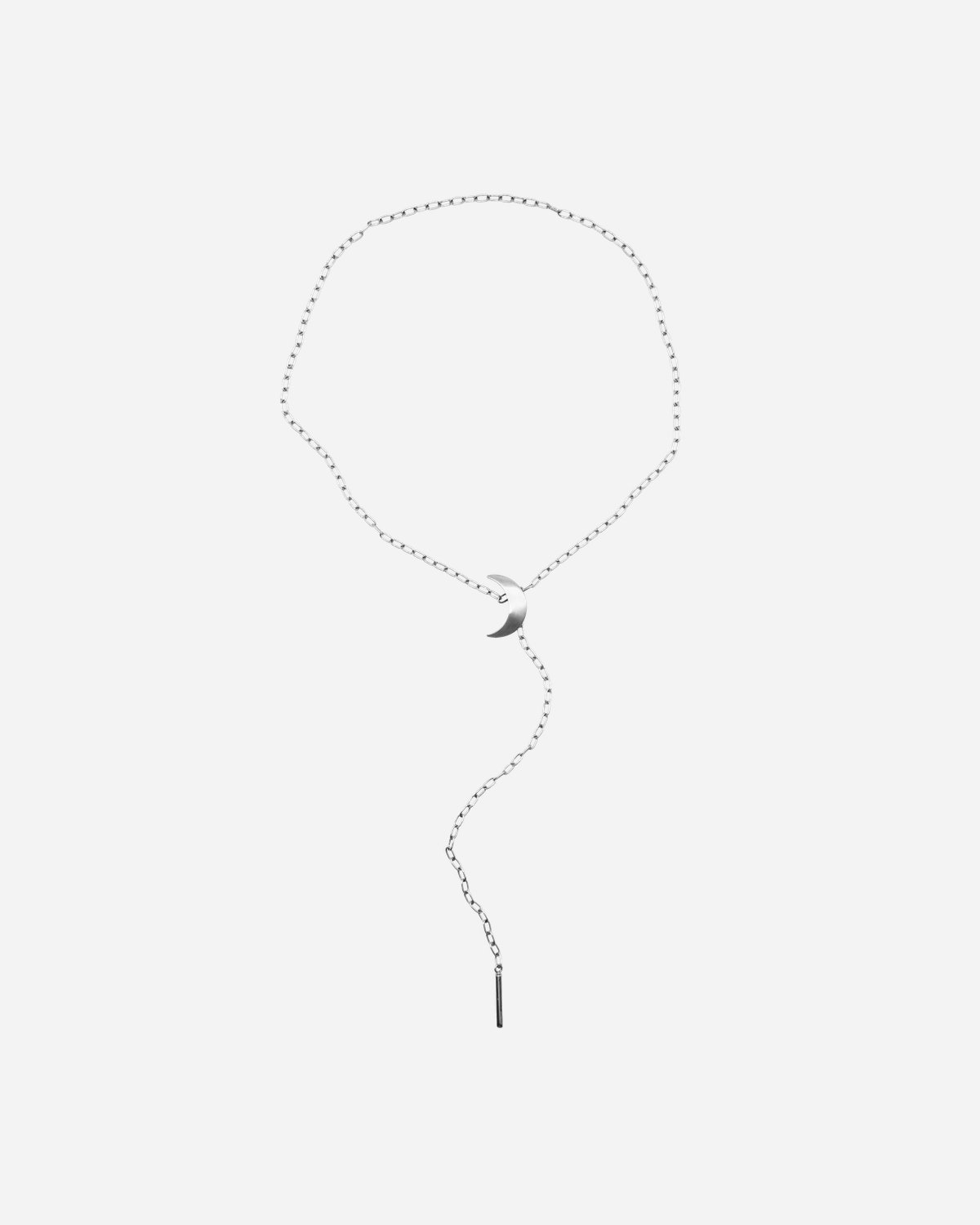 Half Moon Tie Necklace