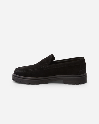 Playboy Footwear Austin - Black suede