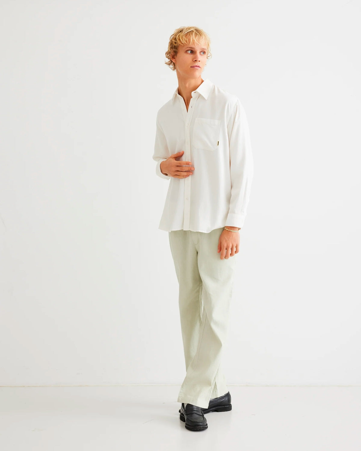 Yuzo Tencel Shirt - Off White