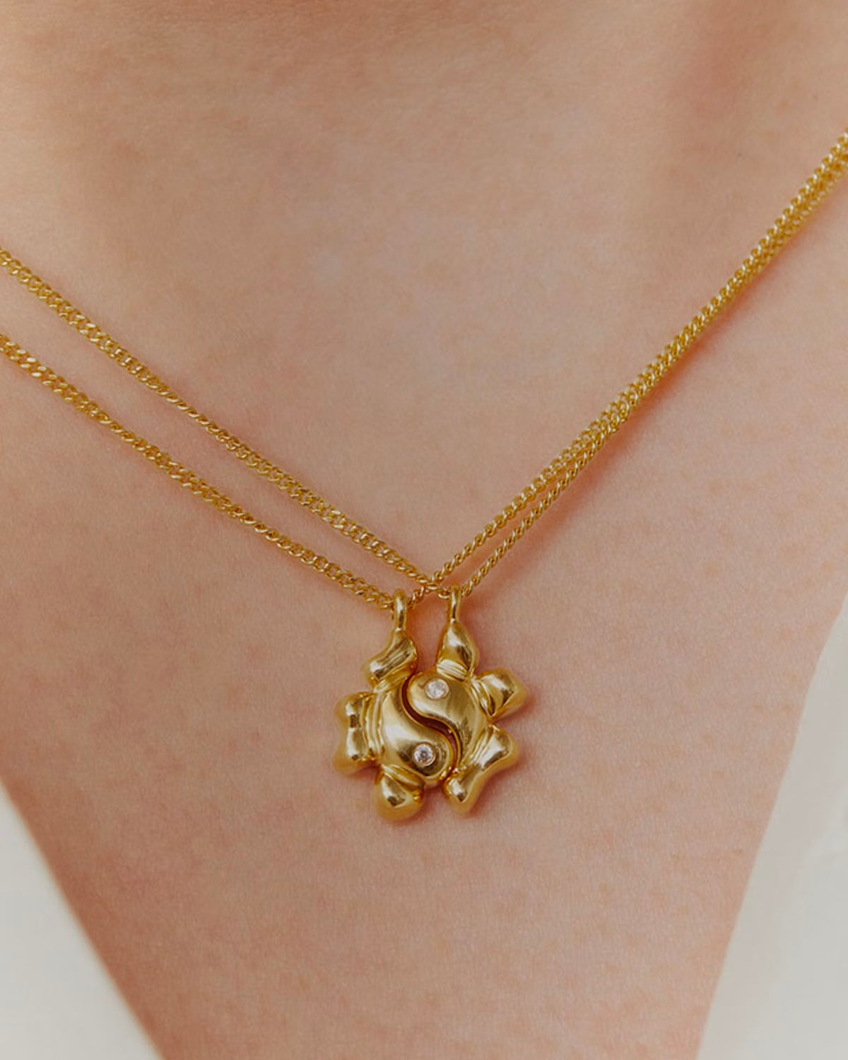 Pansy Necklace Gold - OS