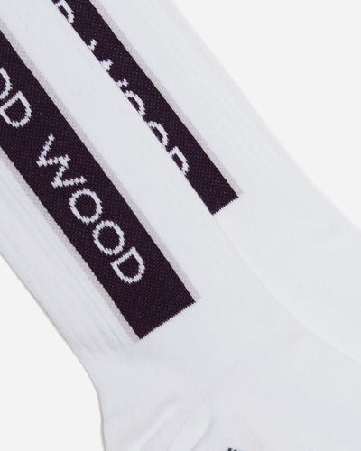 Conor Logo Sock - White