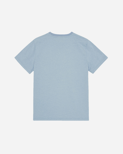 Basic Cotton Jersey Animals Relaxed T-shirt - Chambray Blue