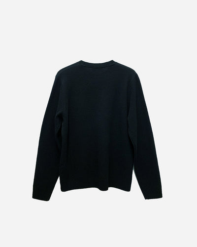 Tay Aa Cs Patch Lambswool Jumper - Black