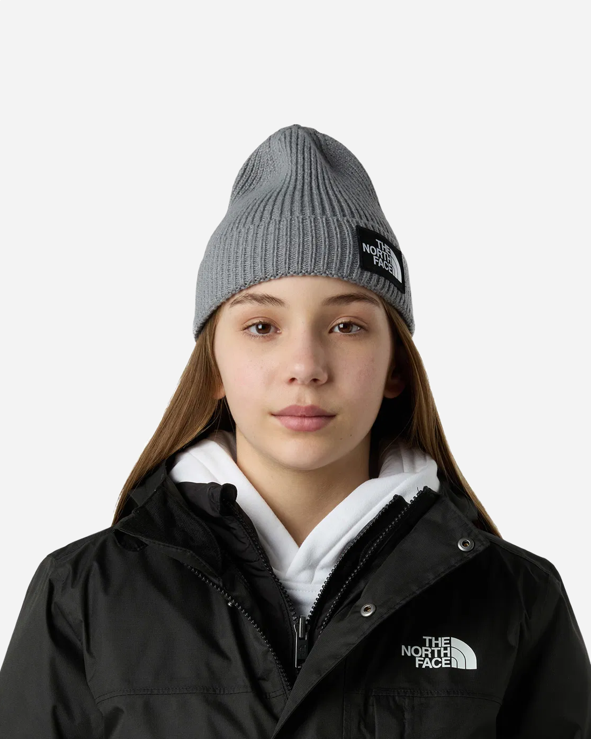 Tnf Logo Box Cuffed Bne - Grey