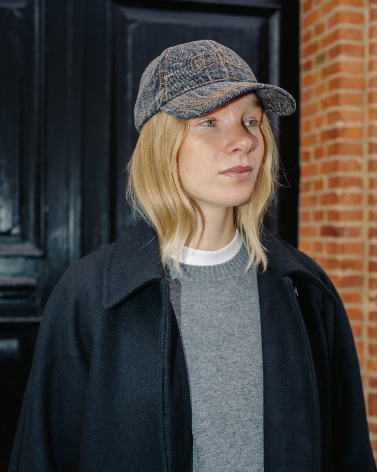 Denim Cotton Washed Cap