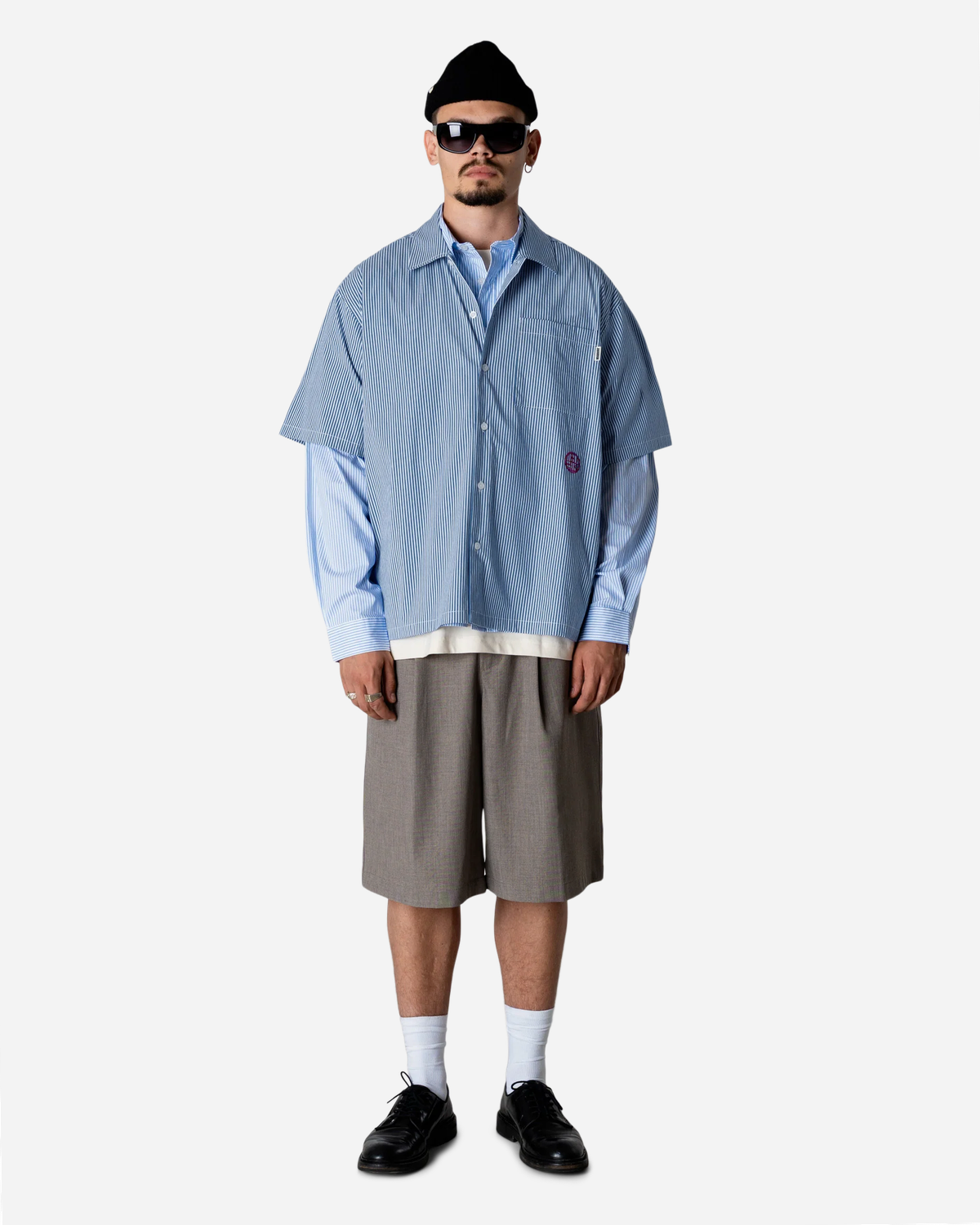 Wang Stripe EMB Shirt